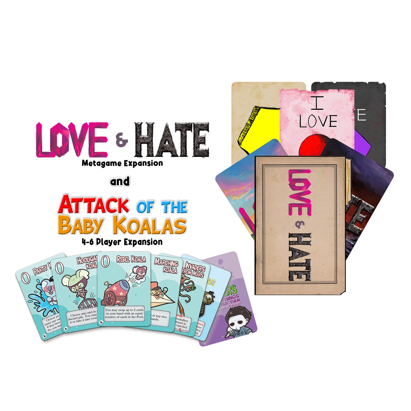 [Monsters KS] Love & Hate Expansion + Koalas