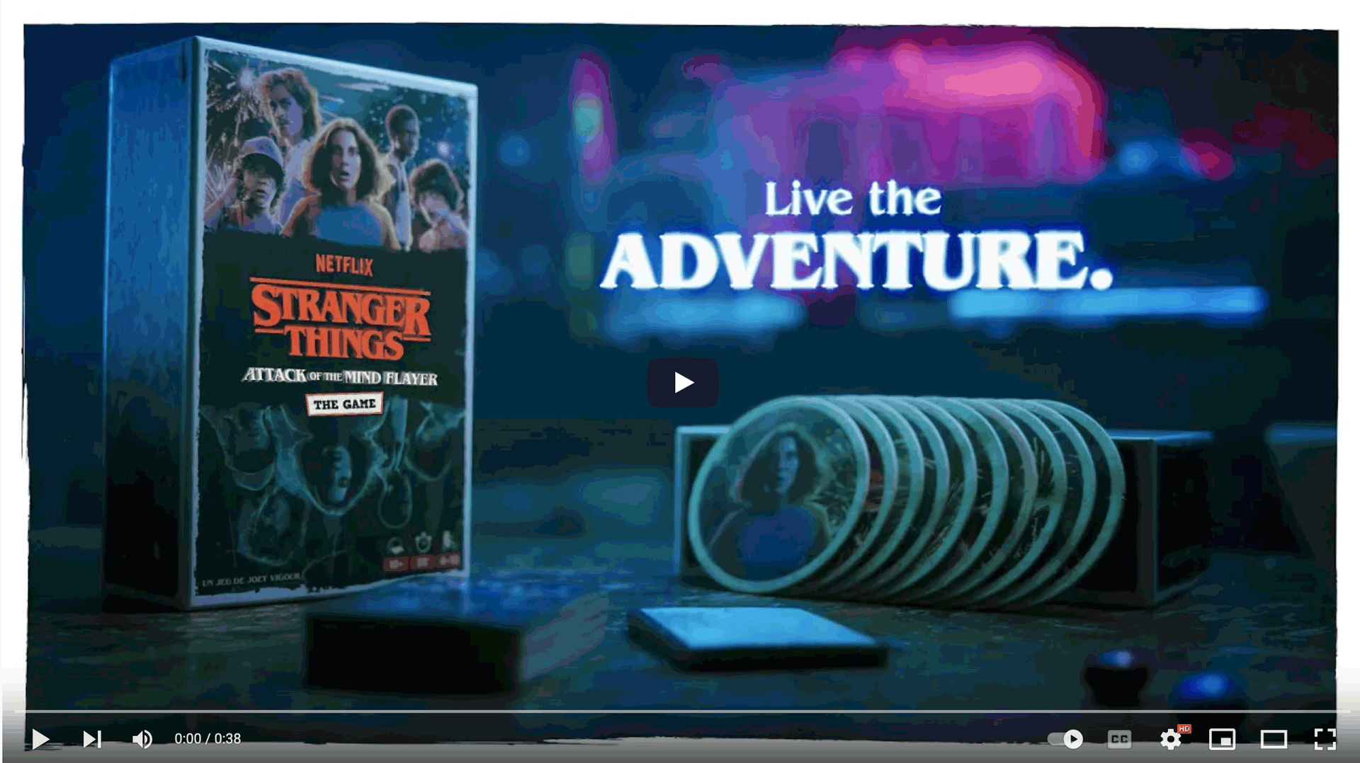 Load video: French promo video for Stranger Things game