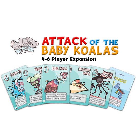 Monsters: Attack of the Baby Koalas (4-6p expansion) [18 cards]